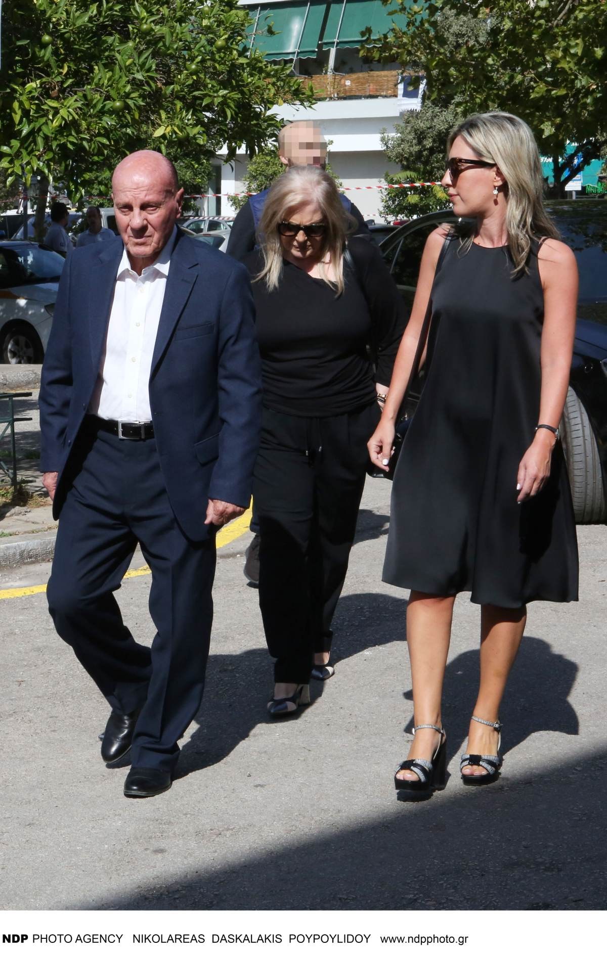 Ο Μίμης Δομάζος με την σύζυγό του στην τελευταία τους κοινή εμφάνιση