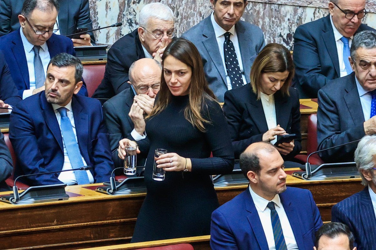 Η Δόμνα Μιχαηλίδου στη βουλή