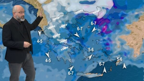 Ο Σάκης Αρναούτογλου σε δελτίο καιρού