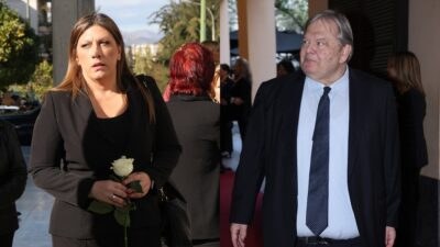 Η Ζωή Κωνσταντοπούλου και ο Ευάγγελος Βενιζέλος