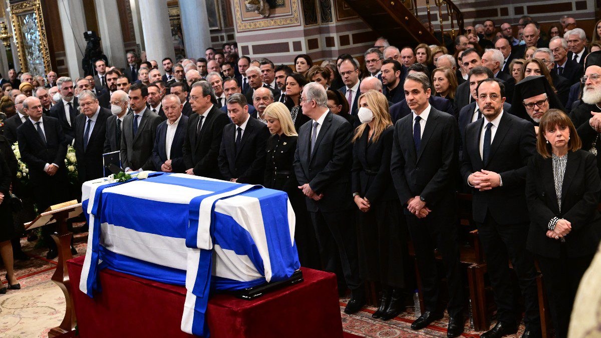 Η κηδεία του Κώστα Σημίτη