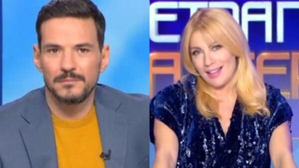 Ο Κώστας Τσουρός και η Σμαράγδα Καρύδη.