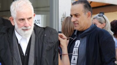 Ο Κρατερός Κατσούλης και ο Πέτρος Φιλιππίδης