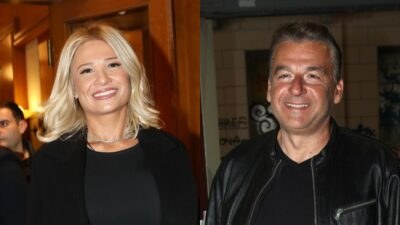 Λιάγκας Σκορδά σε βραδινή έξοδό τους