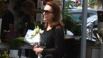 Η Μαίρη Βιδάλη σε έξοδό της