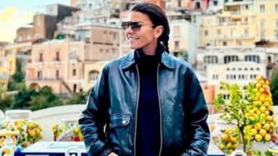Η Μαρίνα Βερνίκου σε ταξίδι της