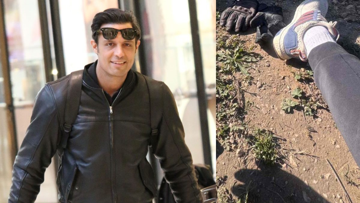 Ο Σάββας Πούμπουρας και φωτογραφία μετά το τροχαίο που είχε