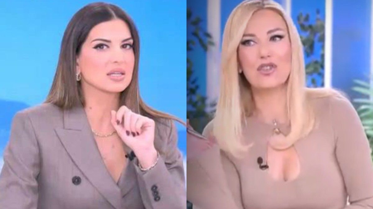 Η Σταματίνα Τσιμτσιλή και η Τίνα Μεσσαροπούλου.