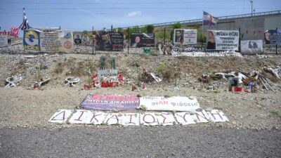 Το σημείο που συνέβη η τραγωδία στα Τέμπη