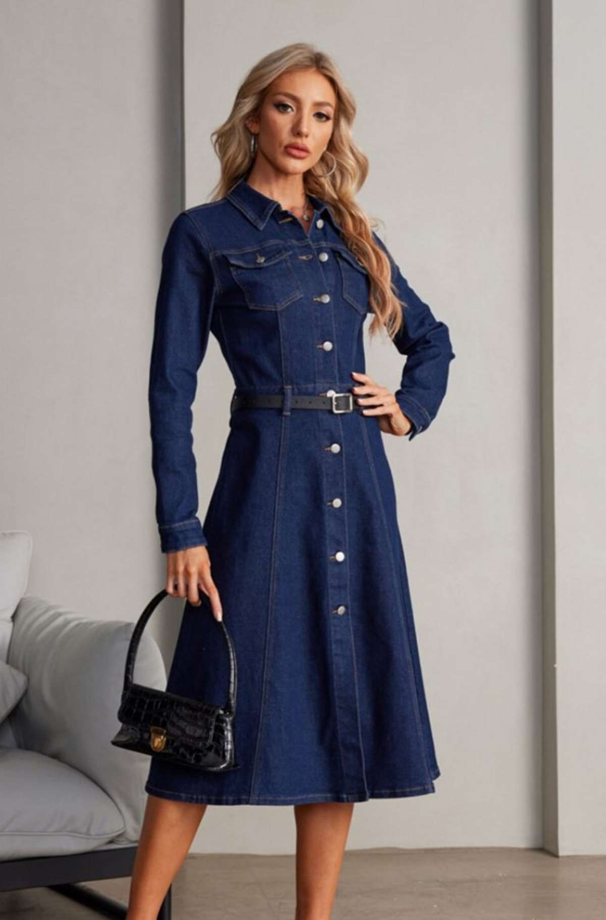Denim φόρεμα