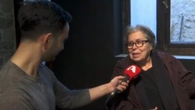 Η Δήμητρα Γαλάνη στην κάμερα του Happy Day