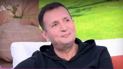 Ο Δημήτρης Μπάσης στο πλατό του αλφα