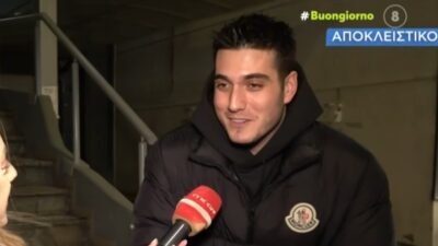 Ο Γιώργος Κακοσαίος στην κάμερα του Buongiorno