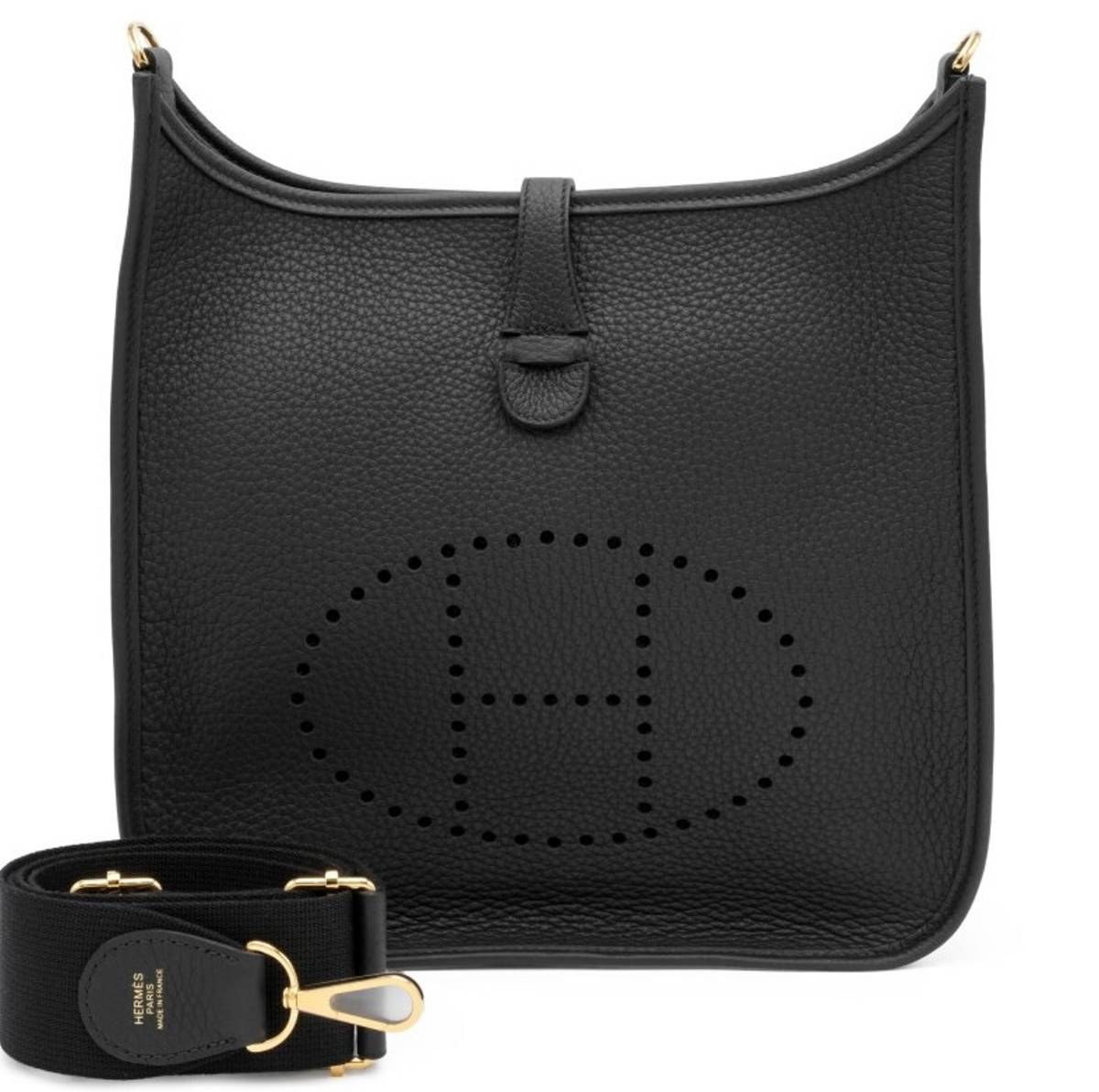 τσάντα μαύρη Hermes