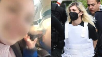 Η μητέρα του 3χρονου Άγγελου από το Ηράκλειο και η Ρούλα Πισπιρίγκου.