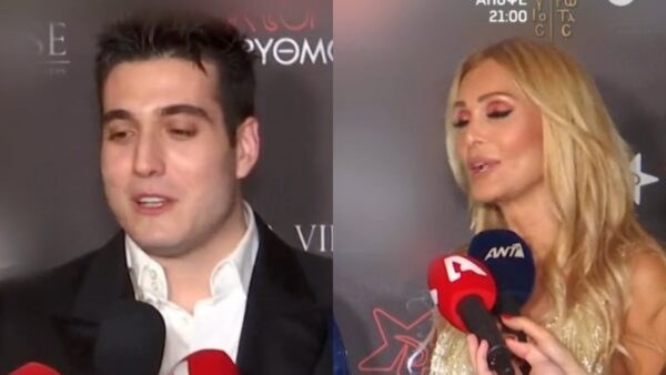 Ο Γιώργος Κακοσαίος και η Νατάσα Θεοδωρίδου