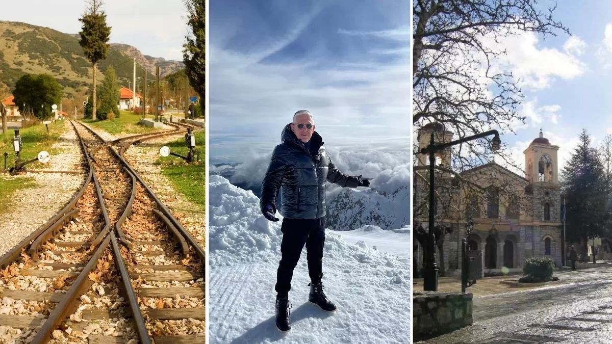 Ο Τάσος Δούσης στα Καλάβρυτα