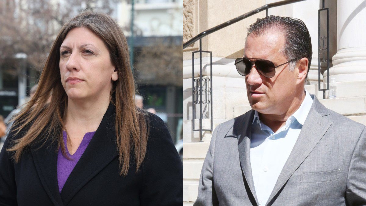 Η Ζωή Κωνσταντοπούλου και ο Άδωνις Γεωργιάδης σε κολάζ