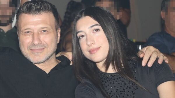 Ο Γιάννης Πλούταρχος με την κόρη του Κατερίνα