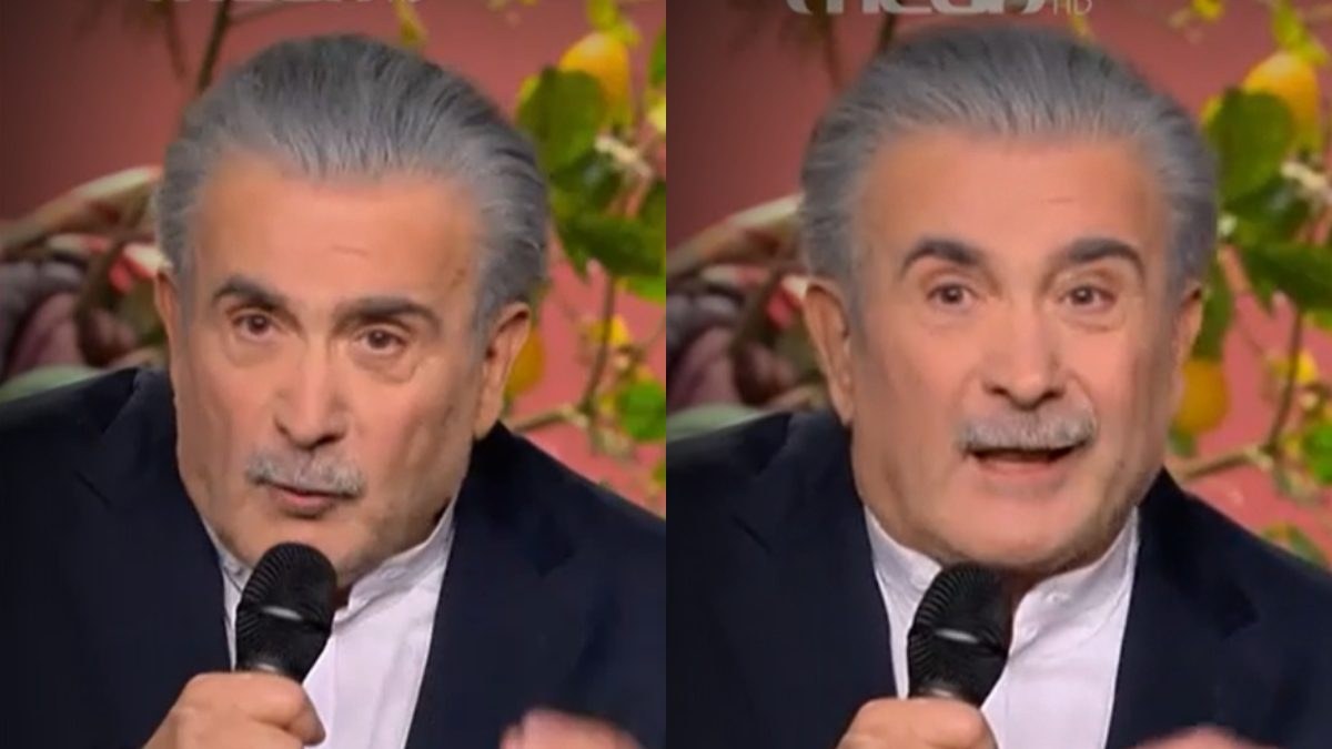 Ο Λάκης Λαζόπουλος στο πλατό του μεγκα μιλάει για τα Τέμπη