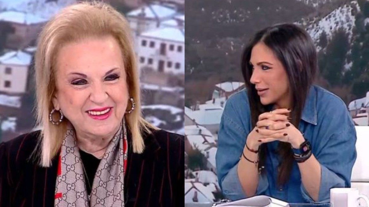 Η Ματίνα Παγώνη και η Ανθή Βούλγαρη στο Κοινωνία Ώρα Mega.