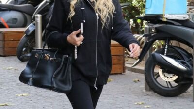 Η Κωνσταντίνα Σπυροπούλου σε πρωινή της βόλτα