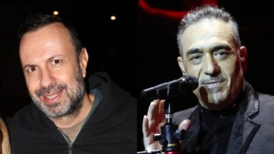 O Tάσος Τρύφωνος και ο Νότης Σφακιανάκης σε κολάζ