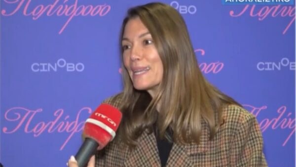 Η Βίκυ Καγιά στη κάμερα του MEGA