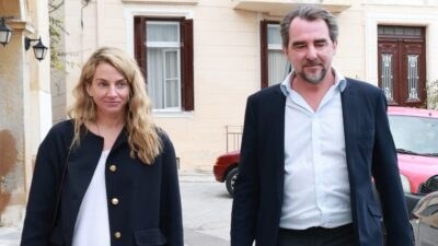 H Χρυσή Βαρδινογιάννη και ο Νικόλαος Ντε Γκρες στην Πλάκα