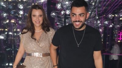 Ο Χρήστος Σαντικάι και η Λάουρα Νάργες σε δημόσια έξοδό τους