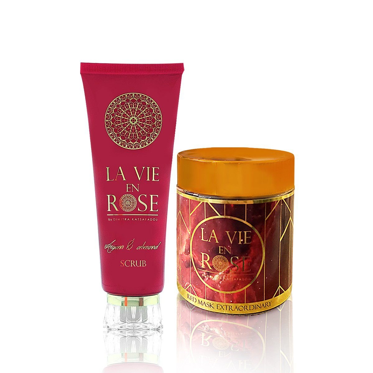 Red Mask Extraordinary και Argan and almond scrub