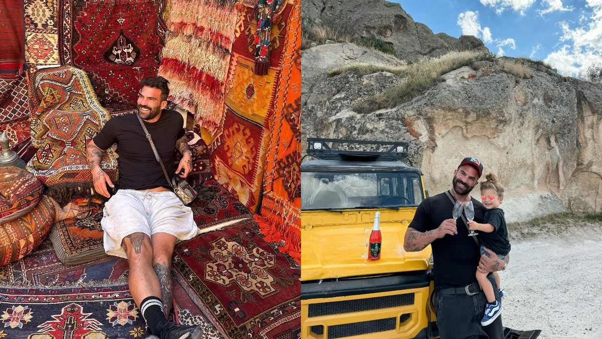 Ο Δημήτρης Αλεξάνδρου με το γιο του