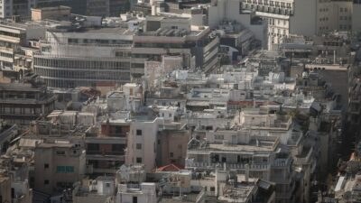 Πανοραμική φωτογραφία από το κέντρο της Αθήνας