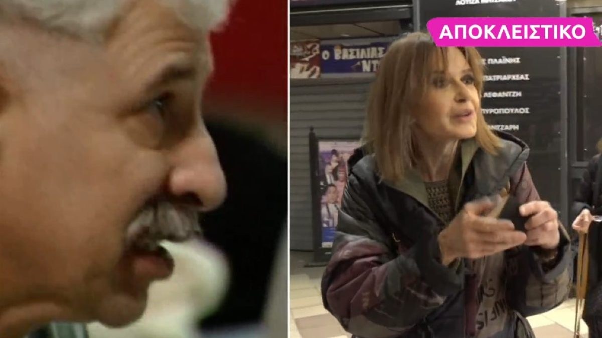 Ο Πέτρος Φιλιππίδης και η Κάτια Δανδουλάκη