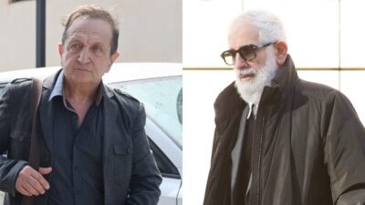 Ο Σπύρος Μπιμπίλας και ο Πέτρος Φιλιππίδης