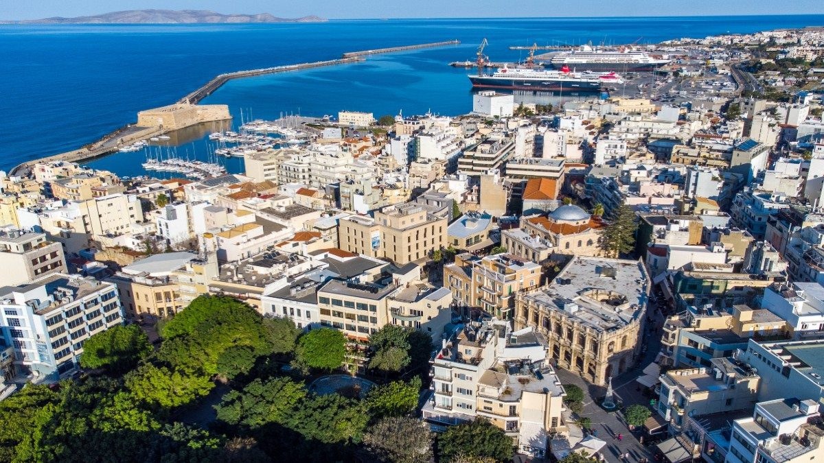 Το Ηράκλειο Κρήτης από ψηλά