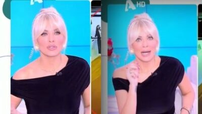 Η Κατερίνα Καινούργιου στο πλατό του Super Κατερίνα