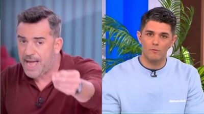 Ο Στέφανος Κωνσταντινίδης και ο Δημήτρης Πανόπουλος