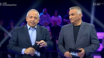 κούτρας ντσούνος στο πλατό του σκαι