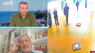 Ο Λιάγκας μιλάει με καθηγητή στο Πρωινό
