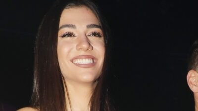 H Μελίνα Νικολαΐδη σε έξοδό της