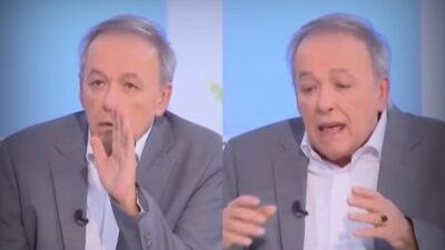 Ο Ανδρέας Μικρούτσικος στο πλατο του mega