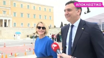 Η Τζένη Μπαλατσινού και ο Βασίλης Κικίλιας