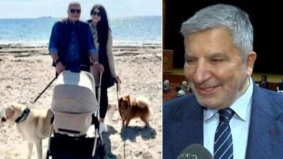 Ο Γιώργος Πατούλης και η φωτογραφία του με τη Νάνσυ Κοίλου και τον γιο τους στην παραλία