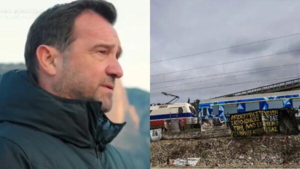 Ο Νίκος Πλακιάς και φωτογραφία από το δυστύχημα σε κολάζ