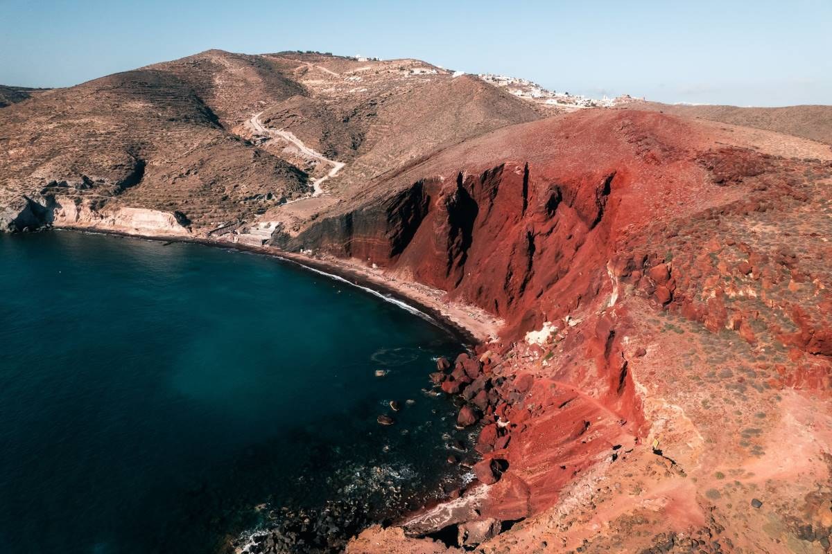 H Κόκκινη Παραλία στη Σαντορίνη