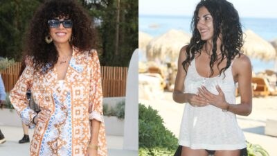 Η Μαρία Σολωμού σήμερα (αριστέρα) Η Μαρία Σολωμού στο παρελθόν (Δεξιά)
