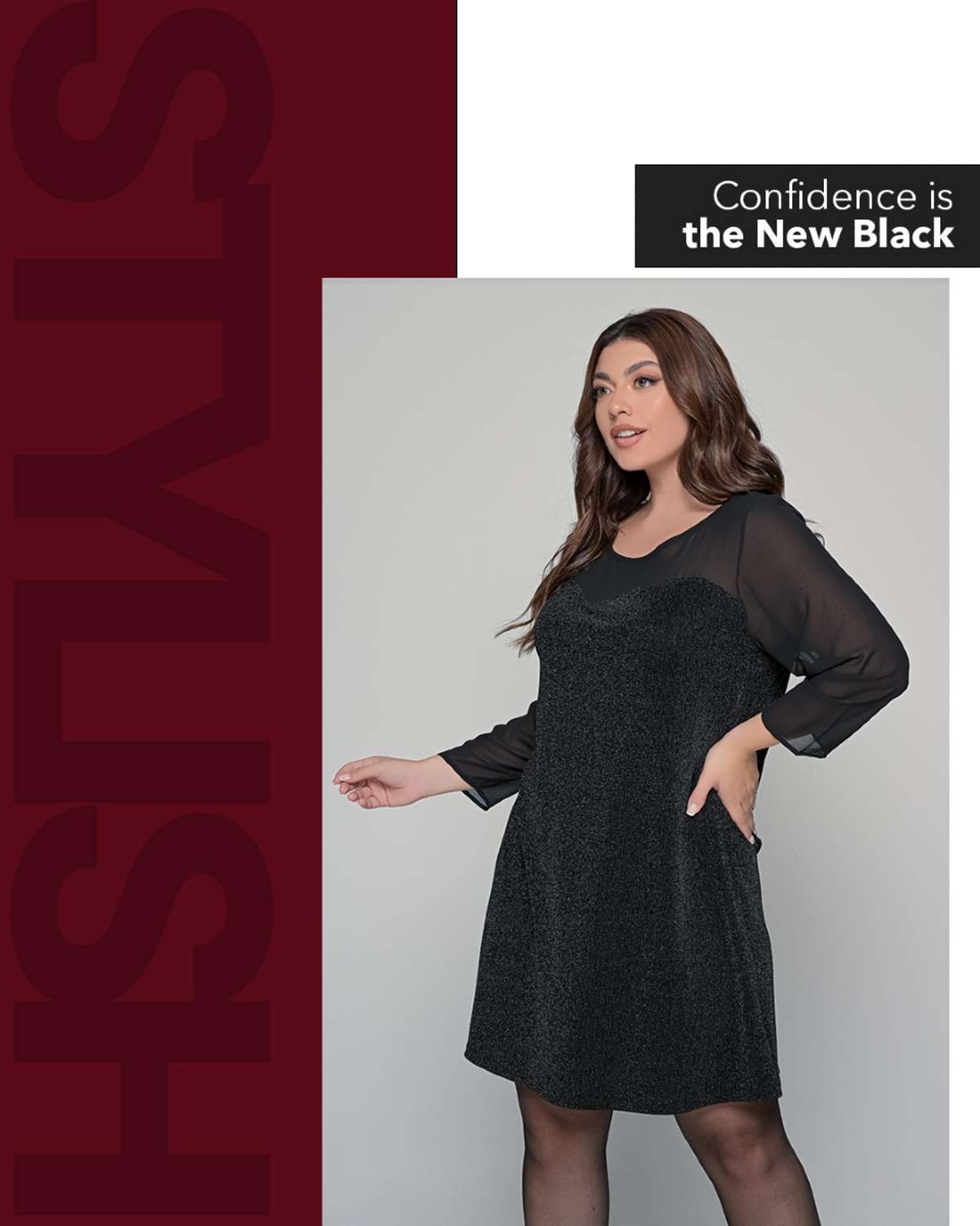 φόρεμα μαύρο stylish gram