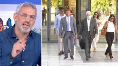 Ο Νίκος Συρίγος και ο Πέτρος Φιλιππίδης