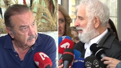 Ο Τάσος Κωστής και ο Πέτρος Φιλιππίδης
